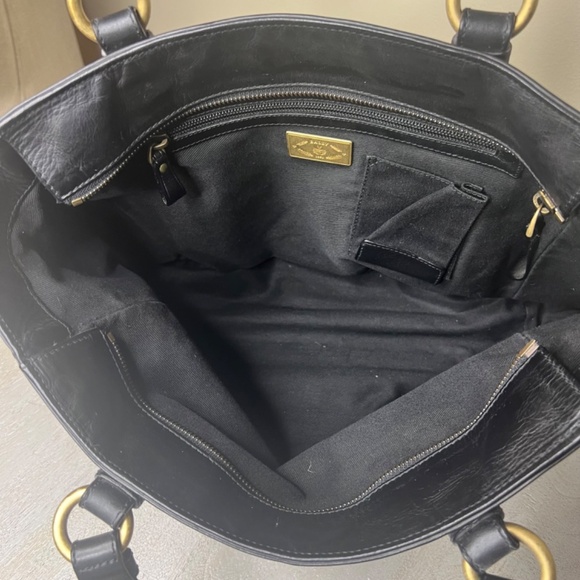 Bally Leather Trainspotting Stripe Tote Bag Unisex - Picture 13 of 13